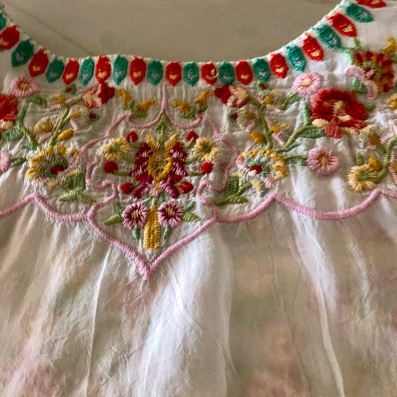 Johnny Was Heavily Embroidered Sandra Blouse - Picture 11 of 15